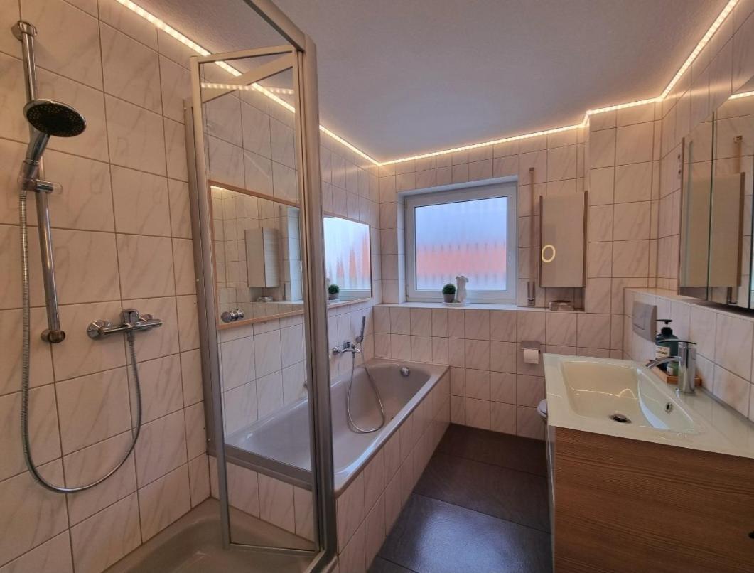 Вилла Ferienhaus Im Luftkurort Шёмберг Экстерьер фото